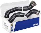 Ladeluftschlauch Silikon schwarz Satz