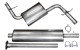 Exhaust system, Stainless steel to Catalytic converter  (1075320) - Volvo V70 P26 (2001-2007)