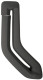 Cover, Safety belt left B-pillar black (offblack) 39854721 (1075531) - Volvo S40, V50 (2004-)