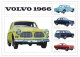 Postcard Volvo models 1966  (1075939) - Volvo universal