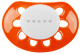 Pacifier VOLVO white-orange 32220942 (1075945) - Volvo universal