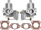 Carburettor SU HS6 Kit 2 Pcs  (1077024) - Volvo 120 130 220, 140, P1800, PV