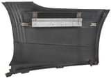 Bumper cover front right grey