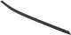 Zierleiste, Verglasung Frontscheibe rechts A-Säule kunststoffbeschichtet schwarz rostfrei