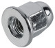 Nut Cap nut with Collar with metric Thread M6 glossy zinc plated