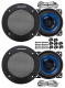 Speaker Dual Cone Blaupunkt ICx 401 Kit  (1079345) - universal 