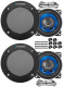 Speaker 2 Way Coaxial Blaupunkt ICx 402 Kit  (1079346) - universal 