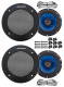 Speaker 2 Way Coaxial Blaupunkt ICx 662 Kit  (1079348) - universal 