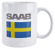 Tasse Schwedische Flagge SAAB