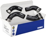Charger intake hose Silicone black Kit