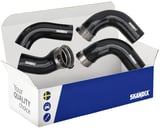 Charger intake hose Silicone black Kit