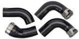 Charger intake hose Silicone black Kit
