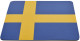 Mousepad Schwedische Flagge