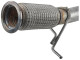 Intermediate exhaust pipe from Soot-/ Particle Filter