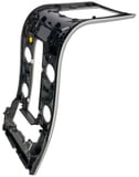 Interior panel Center console aluminium bright honeycomb