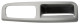 Door handle recess right front aluminium-grey 1303694 (1080859) - Volvo C30, V50