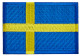 Patch Swedish flag  (1080965) - universal 