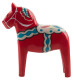 Toy Wood Dala horse / Dala häst red