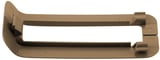 Cover, Safety belt B-pillar beige