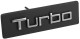 Emblem Radiator grill Turbo