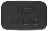 Interior panel A-pillar fits left and right charcoal Screw cover