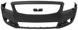 Bumper cover front painted onyx black metallic 39798228 (1085420) - Volvo V70 (2008-)