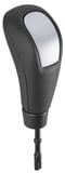 Gear selector Leather charcoal aluminium-grey 30759052 (1085447) - Volvo C30, C70 (2006-), S40, V50 (2004-)