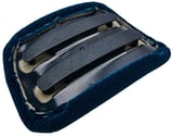 Pillow, headrest Front seat Textile blue