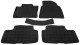 Floor accessory mats Synthetic material charcoal