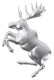 Emblem Moose (3D) 88 mm 57 mm  (1085906) - universal 