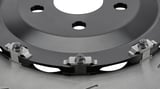 Brake disc Front axle slotted/internally vented