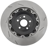 Brake disc Front axle slotted/internally vented