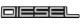 Emblem Tailgate DIESEL 1312963 (1087591) - Volvo 200