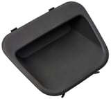 Handle, Boot floor charcoal