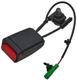 Lock, Safety belt front left