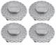 Wheel Center Cap SAAB for Genuine Light alloy rims Kreuzspeiche Kit 4199360 (1088306) - Saab 900 (-1993), 9000