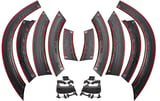 Fender attachment for wheel house extension Kit for both sides