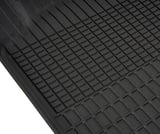 Floor accessory mats Synthetic material black consists of 4 pieces