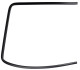 Zierleiste, Verglasung Frontscheibe rechts schwarz 1247021 (1089960) - Volvo 200