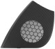 Speaker cover Dashboard right black 5550835 (1090105) - Saab 9-5 (-2010)