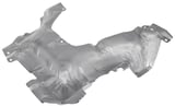 Heat shield, Exhaust system Middle silencer