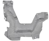 Heat shield, Exhaust system Middle silencer