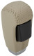 Gear Lever Leather soft beige perforated