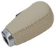 Gear Lever Leather soft beige perforated