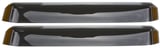 Air deflector Side window, door rear smoke grey Kit