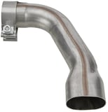 Exhaust pipe hidden Tailpipe left