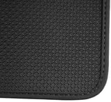 Trunk mat black Synthetic material Textile