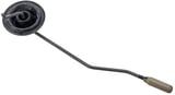 Lock button, Door rear left soft beige