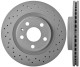 Brake disc Front axle perforated Sport Brake disc 32300121 (1092736) - Volvo XC40/EX40