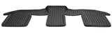Floor accessory mat, single Synthetic material charcoal 3rd seat row
